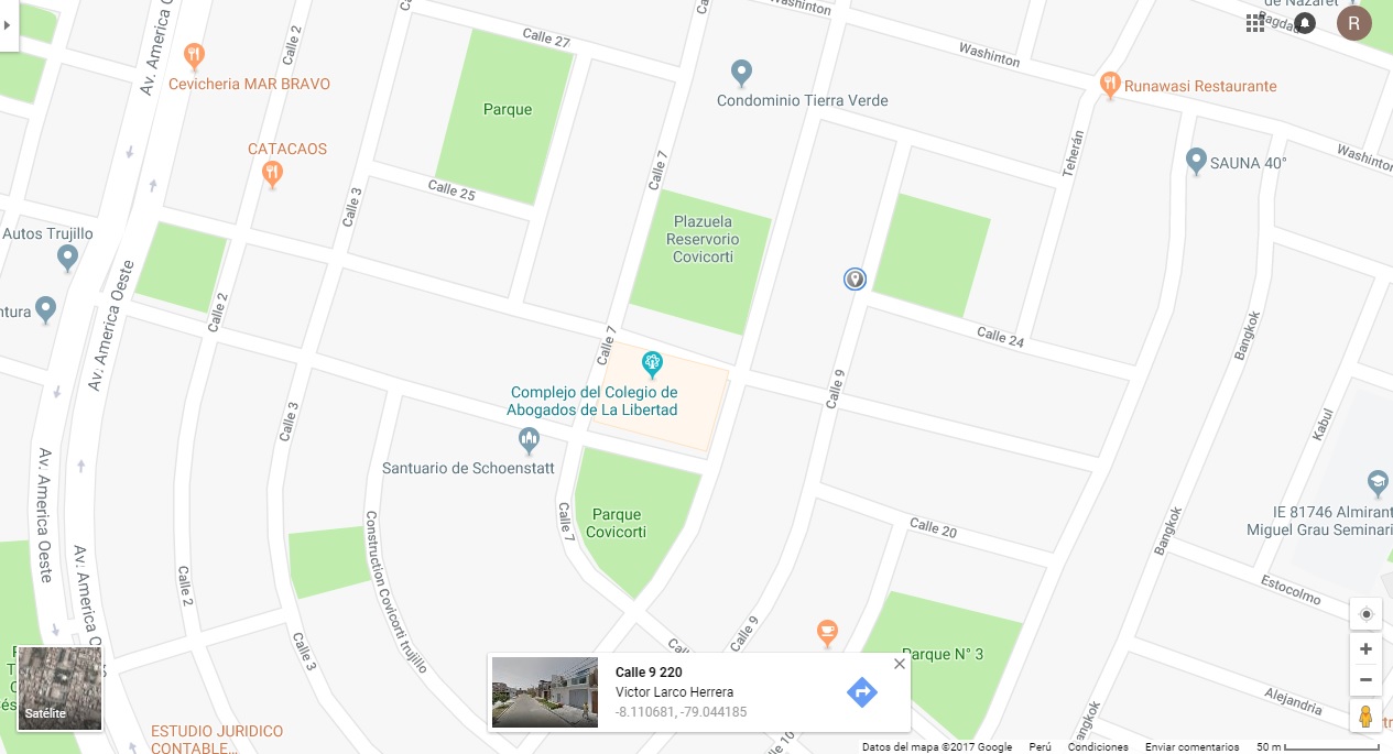 Mz Q Lote 20 Urb. Covicorti - Trujillo